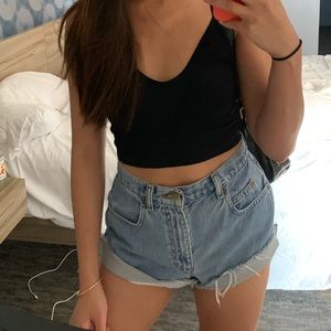 liz claiborne high waist shorts